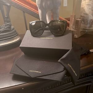Dolce & Gabbana sunglasses with gold D&G logo